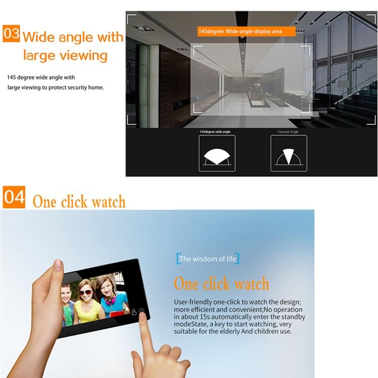 2.0Mp Smart Doorbell With 4.3 Tft Display Screen 7