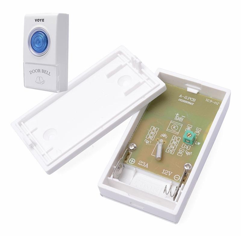 2 Remote Control Wireless Doorbell - White 4