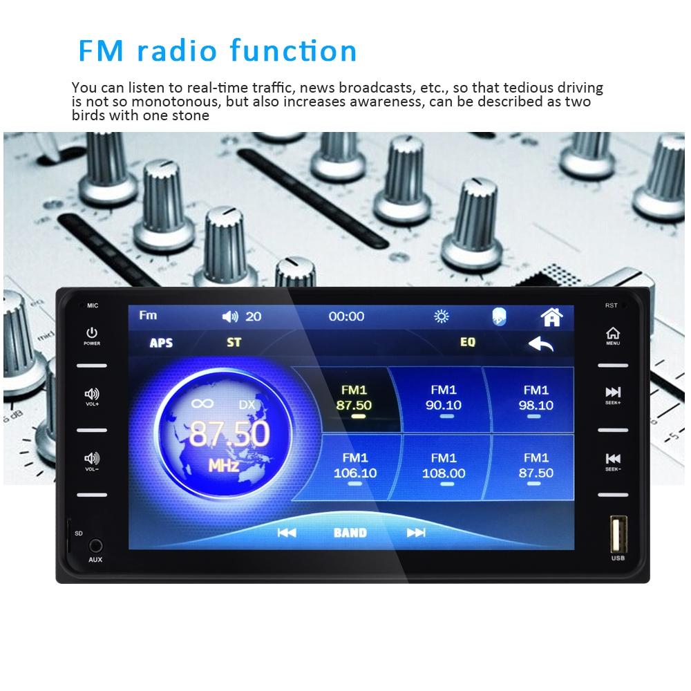 7 Inch Car Touch Screen Mp5 Player For Toyota Corolla - Fm / Tf / Mirror Link 4