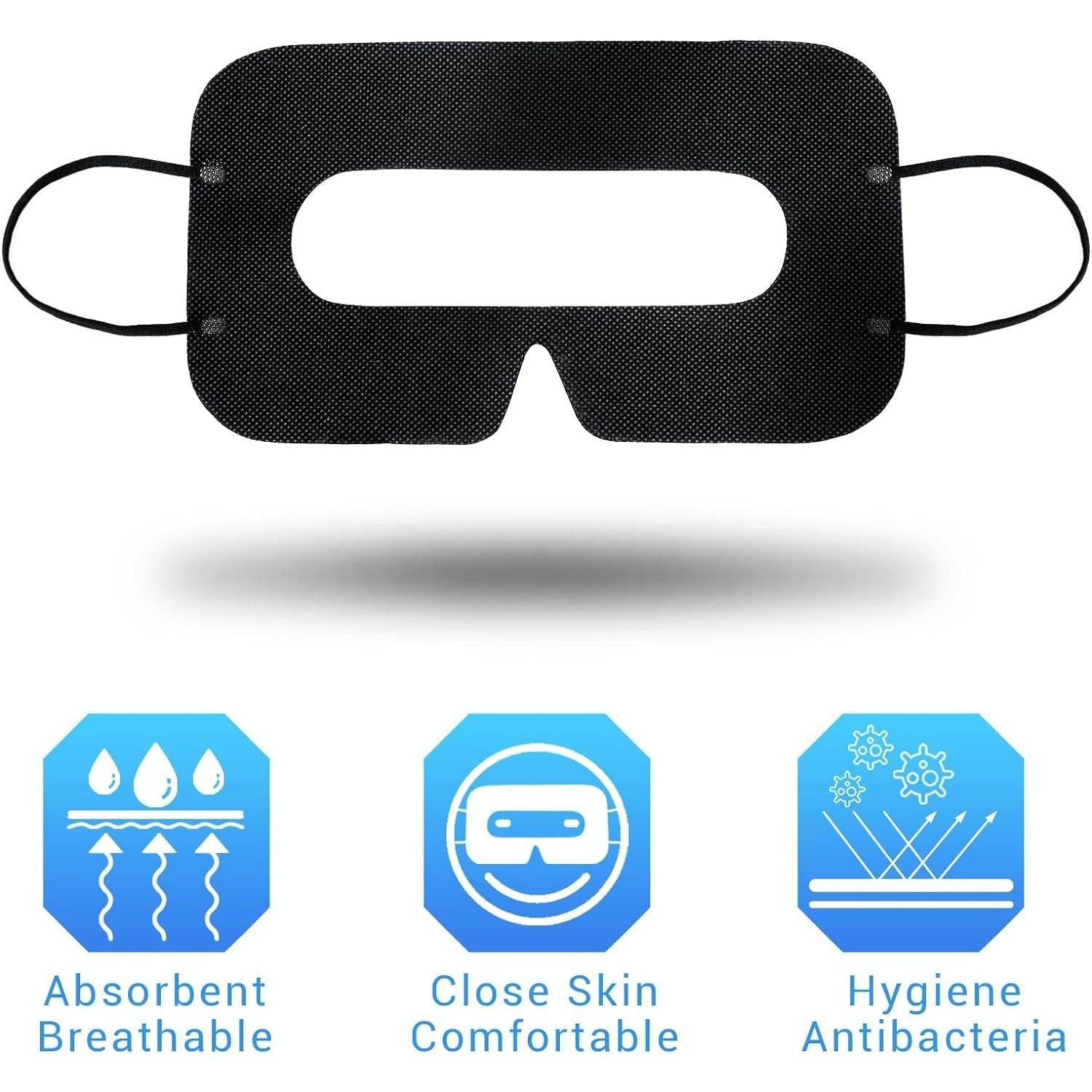 100 Eye Mask Pads for 3d Glasses - Vr Compatible 4