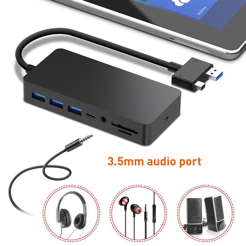 11-In-1 Rj45 / Usb 3.0 Hub For Surface Pro 5 / 6 6