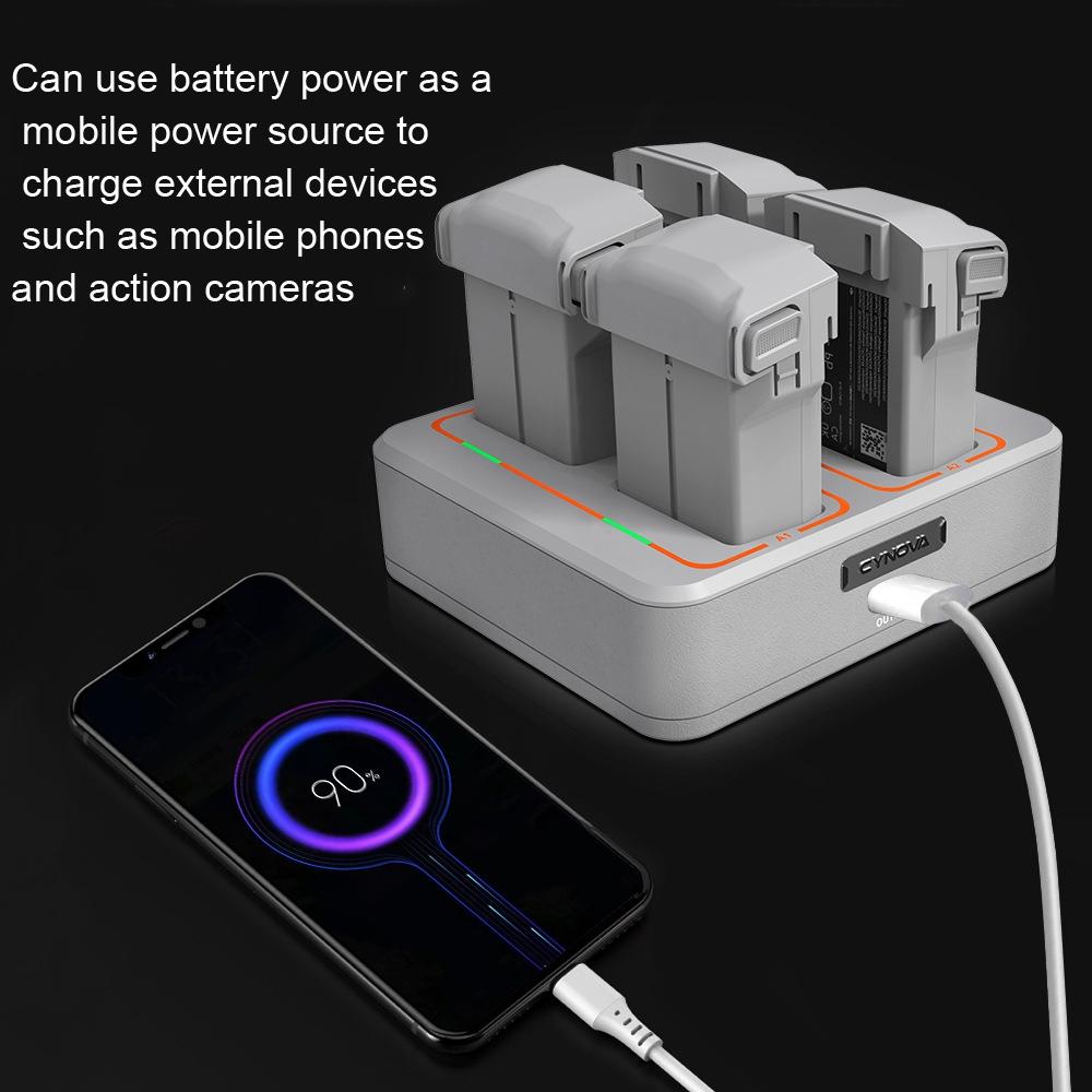 4-battery Cynova Charging Butler Dual Charging Option 7