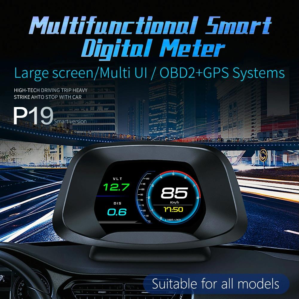 Car Hud Head Up Display Gps Speed Meter Obd2 Fault Code Eliminator 3