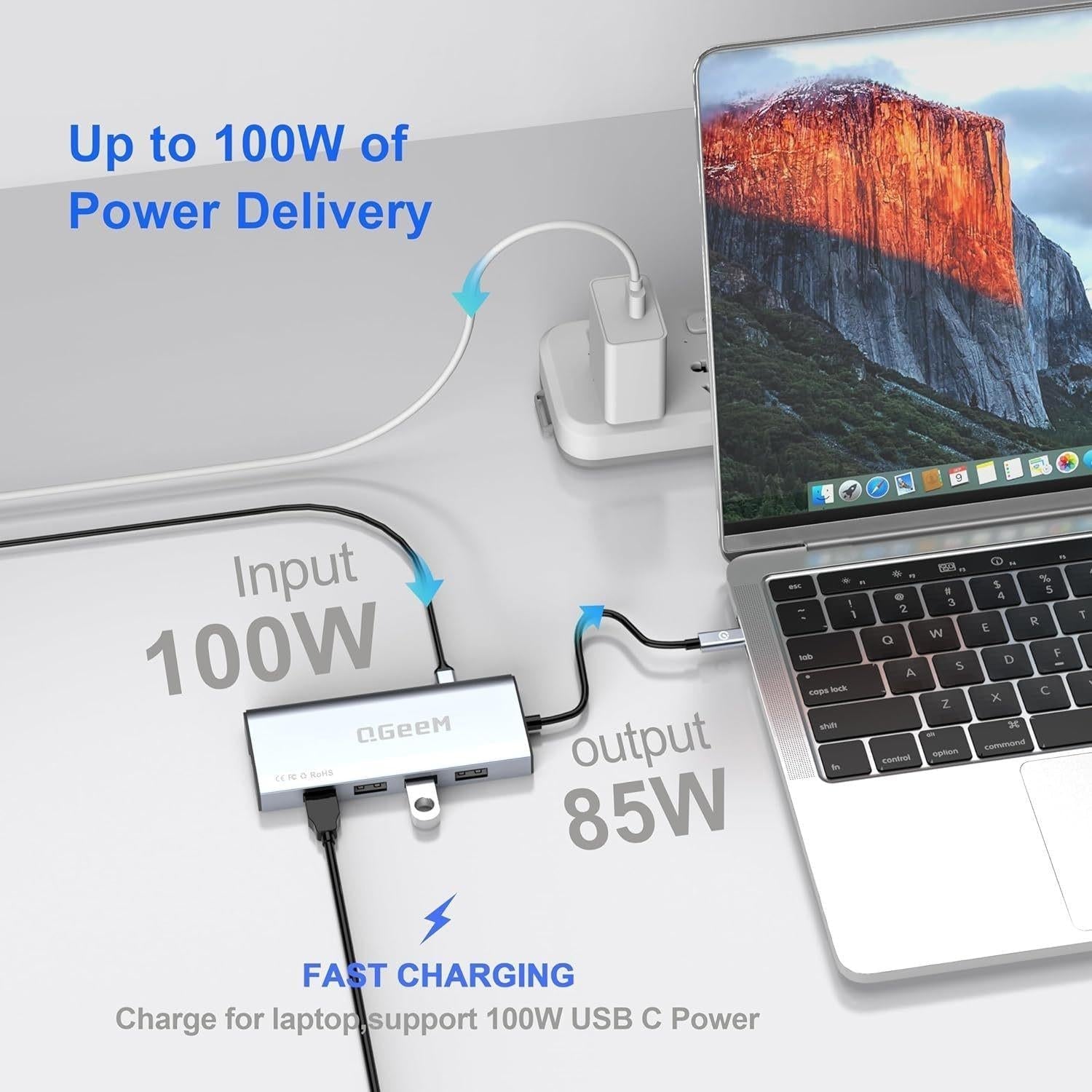 9-In-1 Usb-C Docking Station Hdmi Rj45 Pd Usb 4