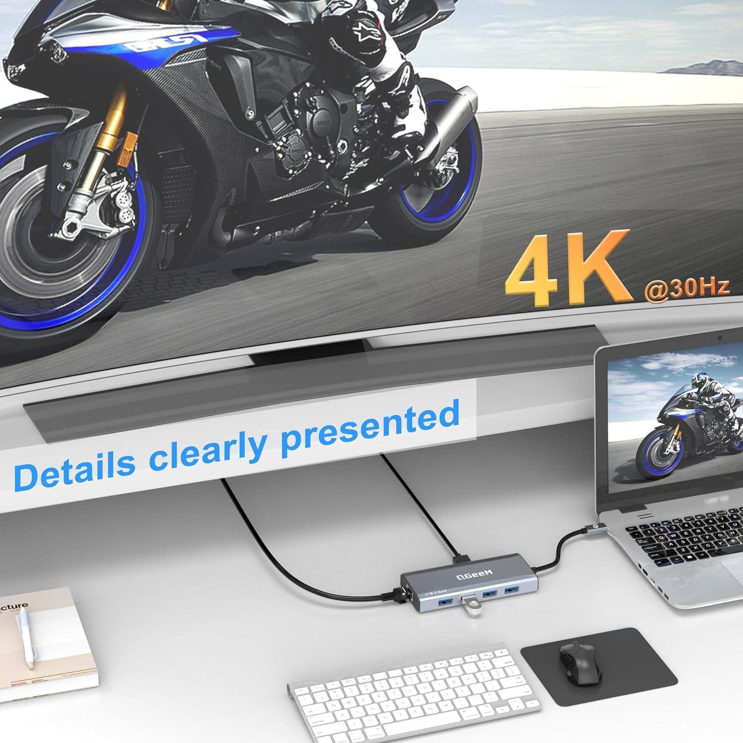 9-In-1 Usb-C Docking Station Hdmi Rj45 Pd Usb 6