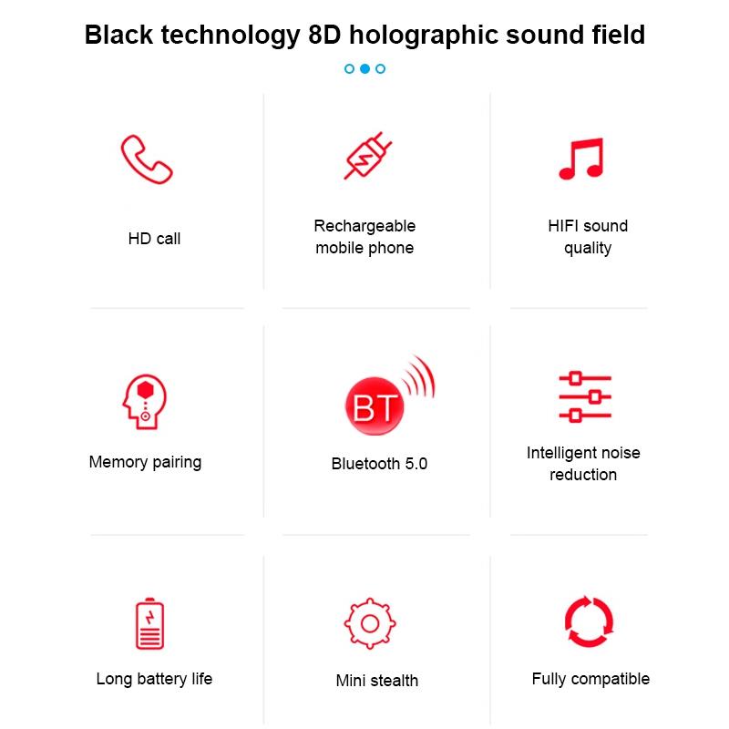 Wireless Touch Earbuds with Magnetic Charging Case 11