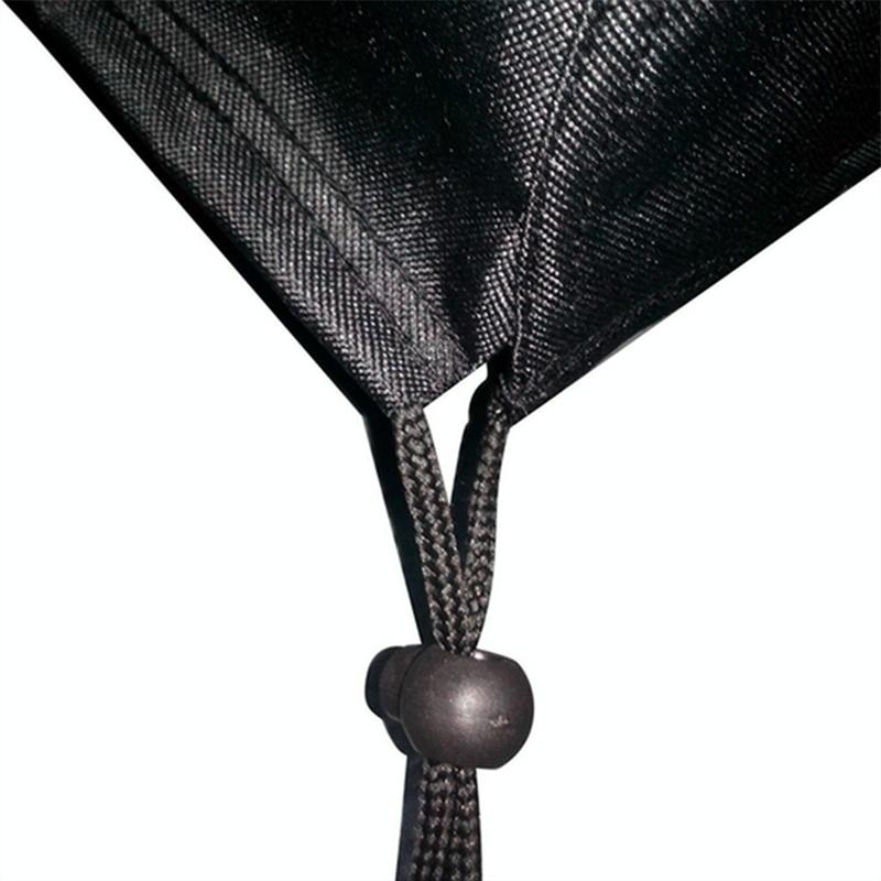 Outdoor Furniture Set Cover - Waterproof Anti-uv Dust-proof - 210d Oxford Cloth - 242x162x100cm - Black 4