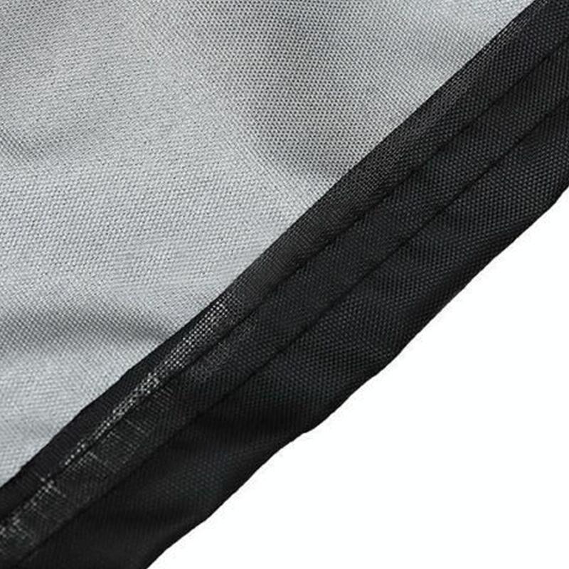 Outdoor Furniture Set Cover - Waterproof Anti-uv Dust-proof - 210d Oxford Cloth - 242x162x100cm - Black 5
