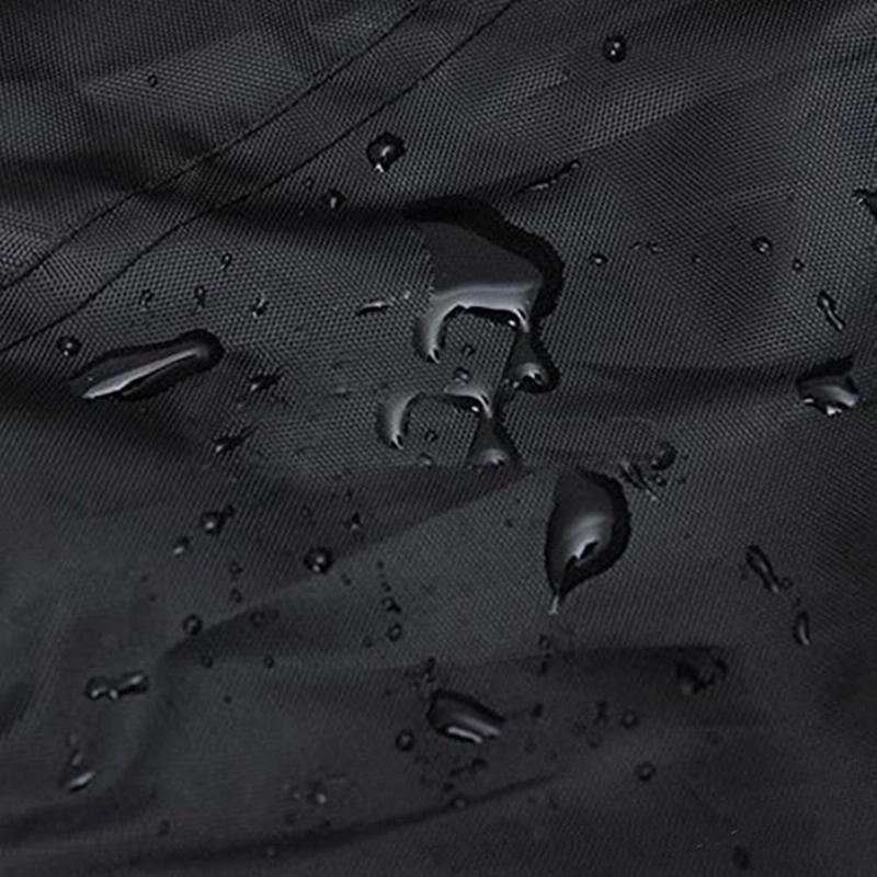 Outdoor Furniture Set Cover - Waterproof Anti-uv Dust-proof - 210d Oxford Cloth - 242x162x100cm - Black 6