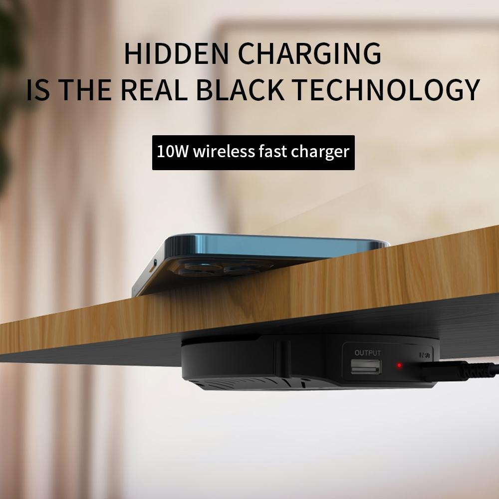 10W Magnetic Wireless Charger For Desktops 30Mm 6