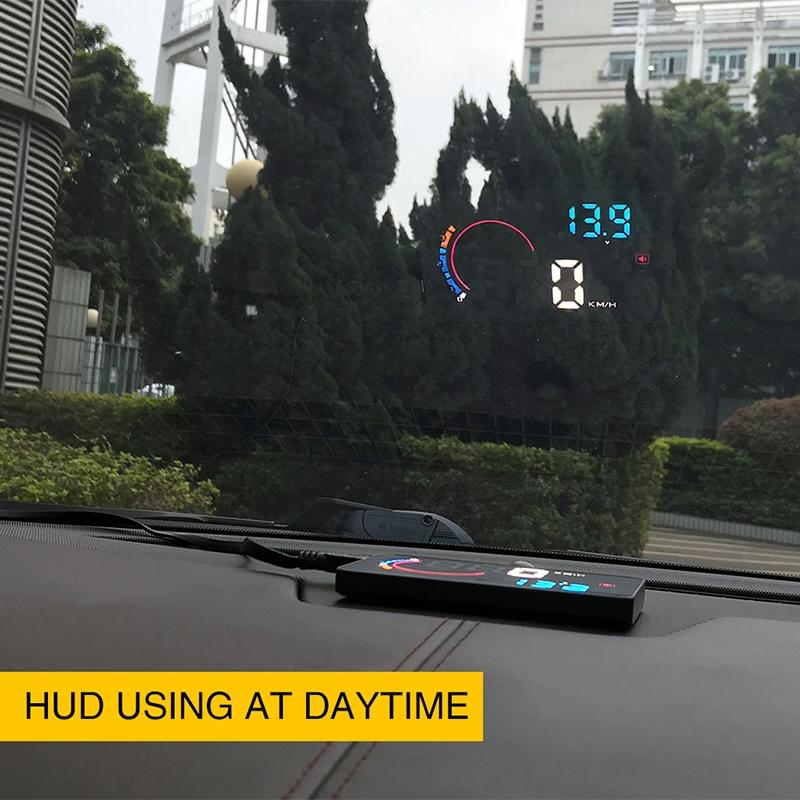 4 Inch Obd2+Gps Head Up Display Car Speed Revolving Speed Water Temp Battery Voltage Running Speed & Distance 6