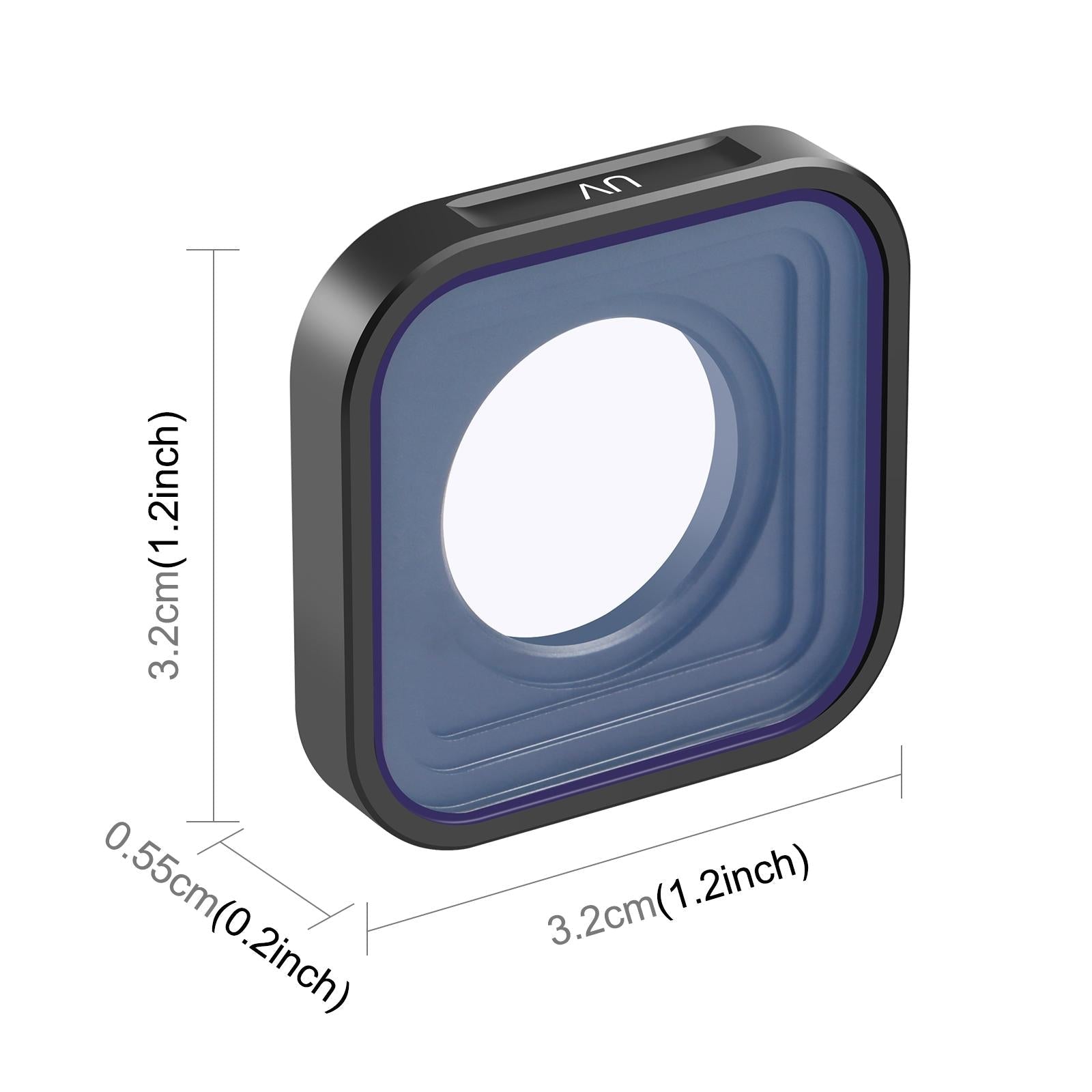 Gopro Action Camera Lens Filter - Compatible with Hero12 / 11 / 10 / 9 4