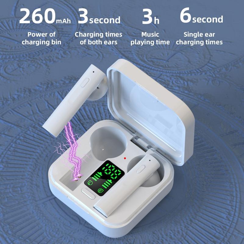 Wireless Bluetooth 5.0 Earphones with Charging Box - Air6 Pro Tws 4