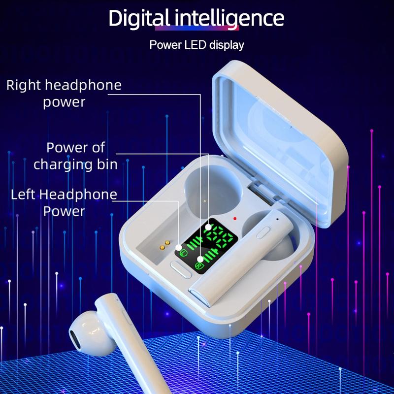 Wireless Bluetooth 5.0 Earphones with Charging Box - Air6 Pro Tws 9