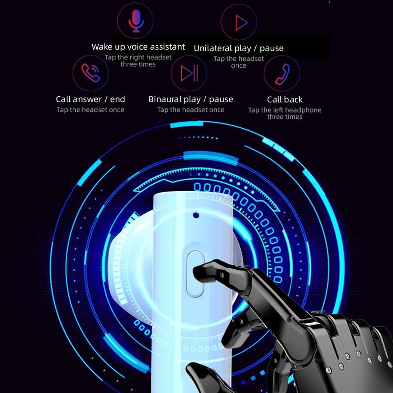 Wireless Bluetooth 5.0 Earphones with Charging Box - Air6 Pro Tws 11