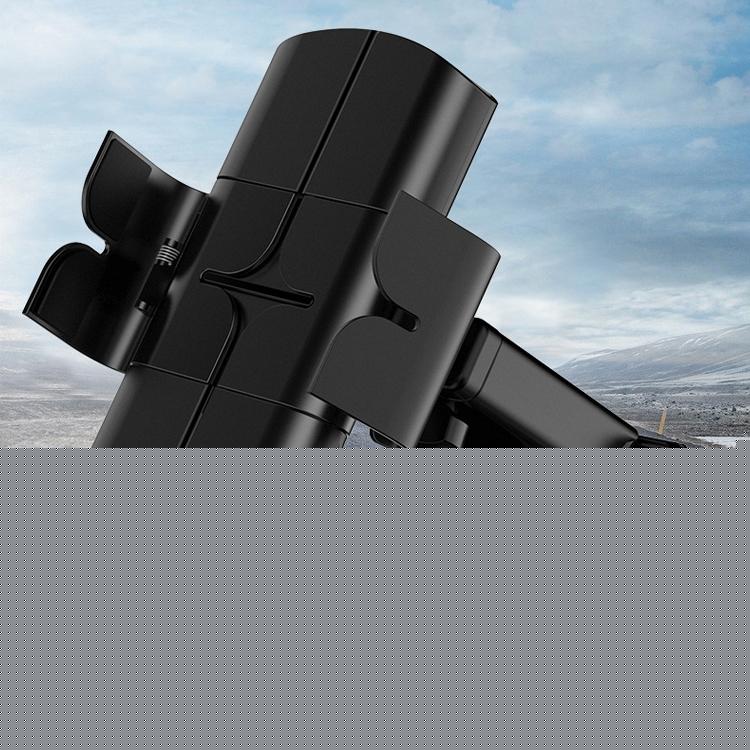 Wireless 10w Fast Charge Car Phone Holder with Voice Broadcast - Automatic
