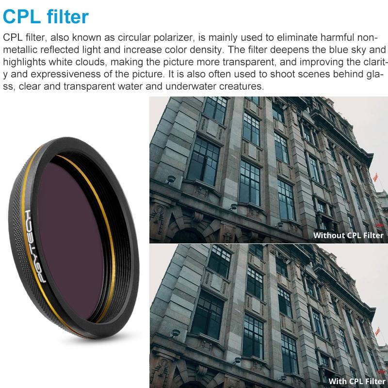 Gold Edge Lens Filter for Dji Inspire 2 / X4s Gimbal Camera Drone 6