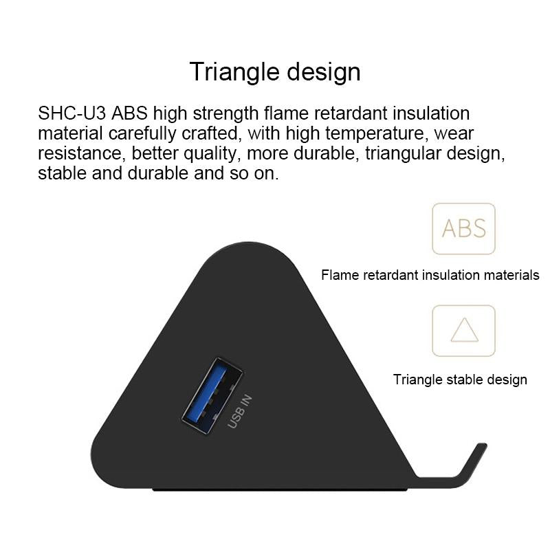 Desktop Usb 3.0 Hub With Phone / Tablet Holder & Led Indicator 10