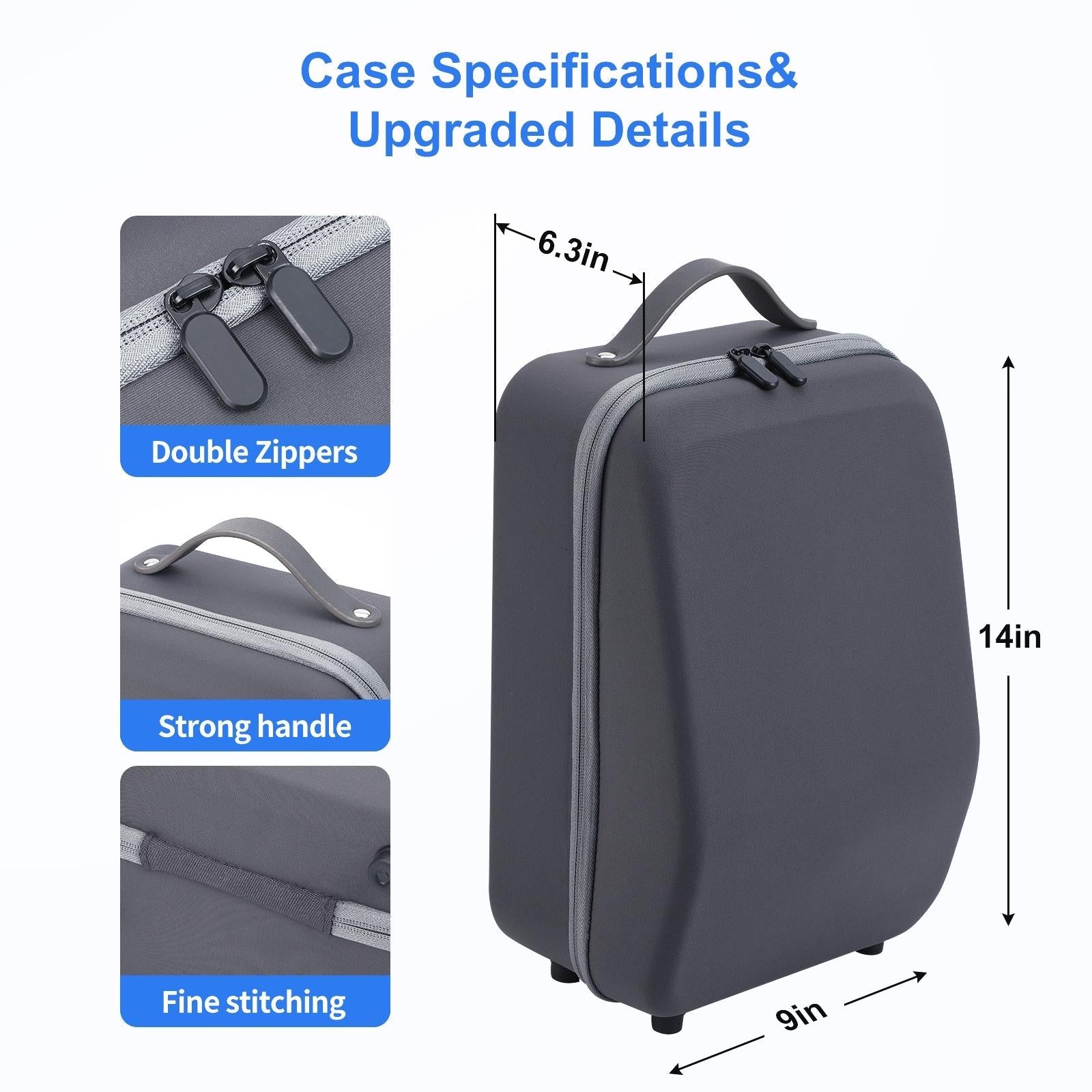 Shockproof Vr Storage Bag with Handle - Anti Pressure 3