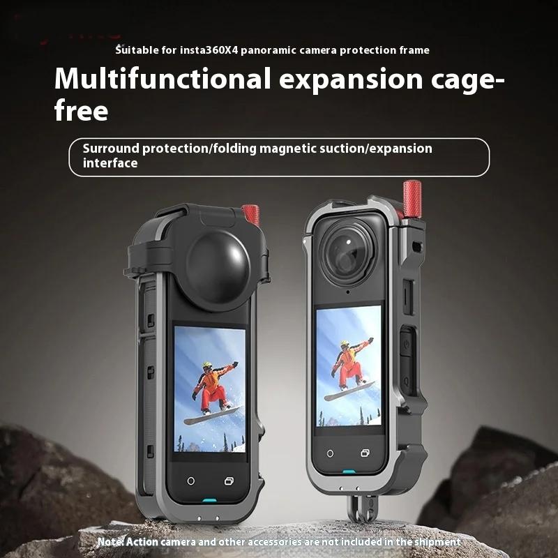 Expand your Insta360 X4 Action Camera with Rabbit Cage Bracket 3