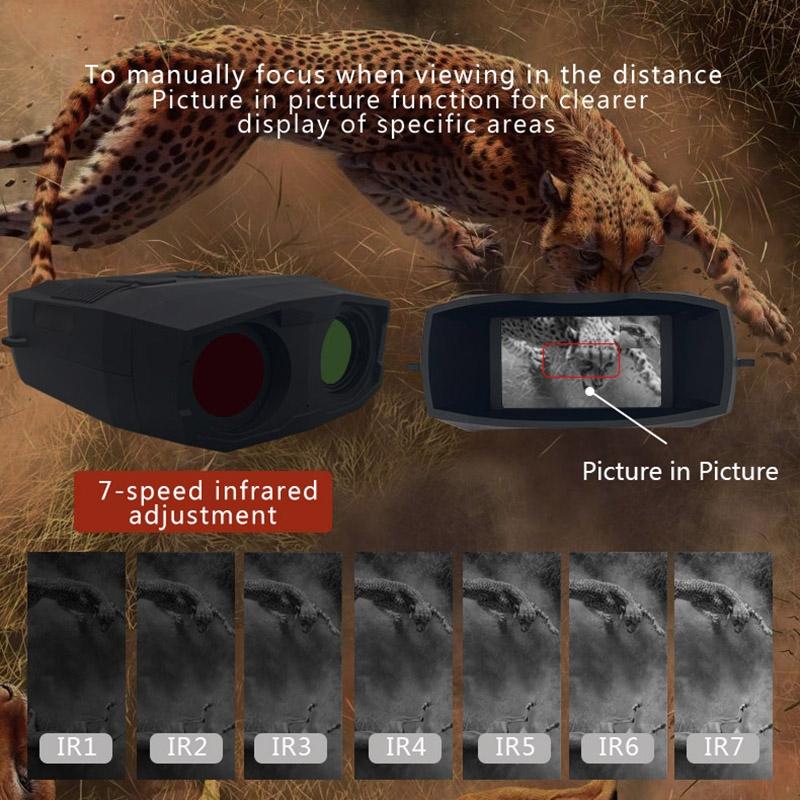 Full Colour 4k Hd Binocular Night Vision for Outdoor Hunting 10