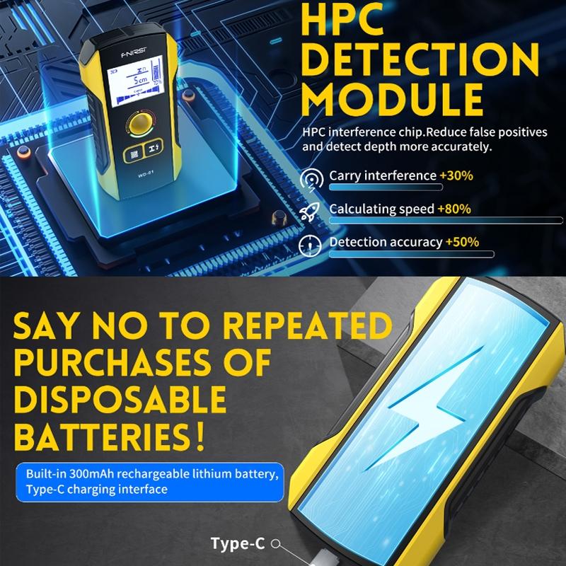 Multifunctional Wall Wire Detector - Load-bearing Dark Line Scanner 15