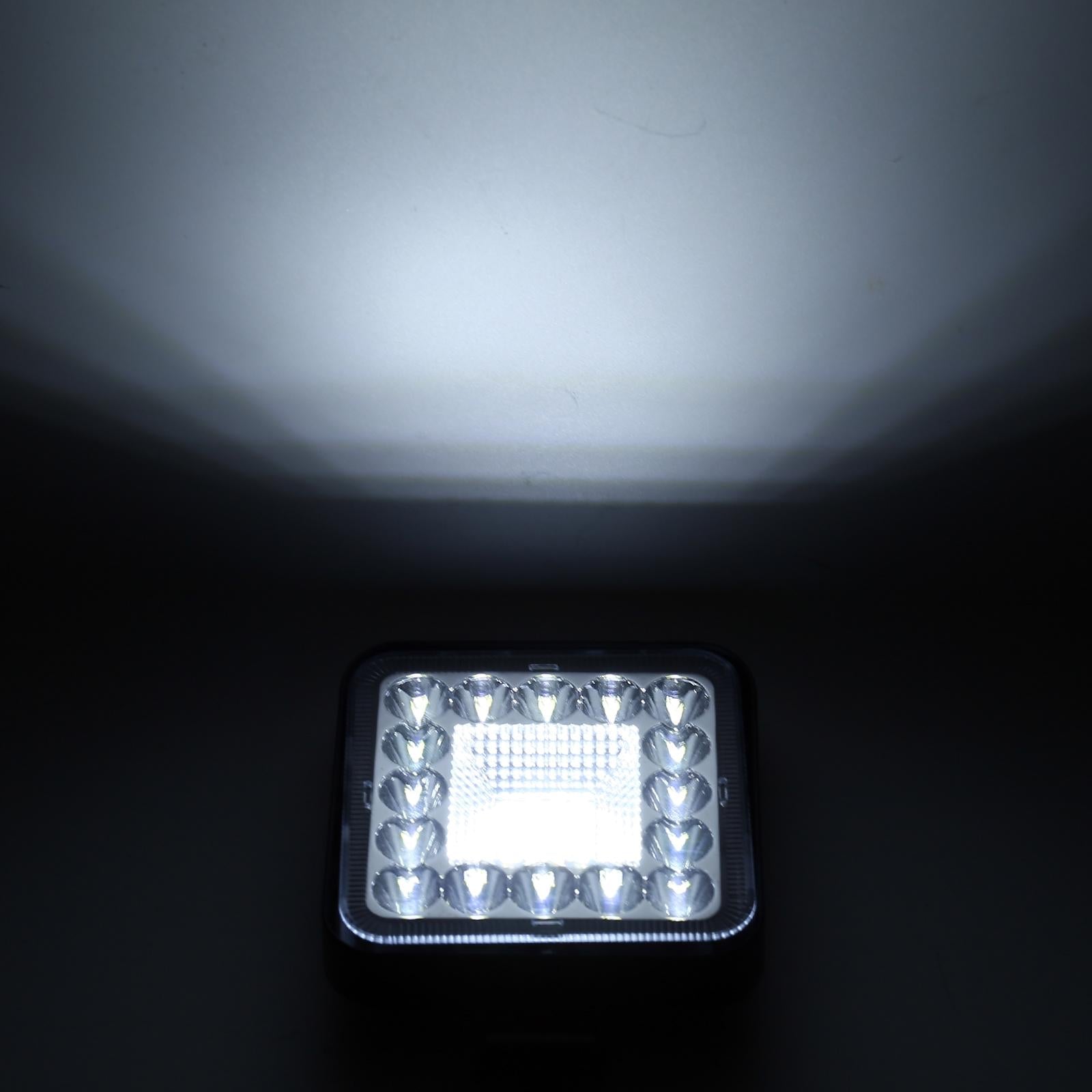 Car Square Work Light With 32Leds Smd - 2835 Lamp Beads 7