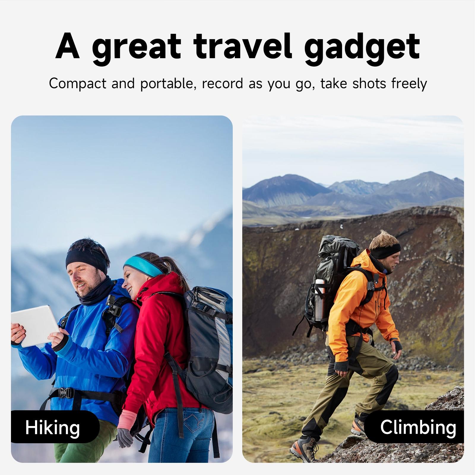 360 Degree Magnetic Backpack Clip Mount for Action Camera 8