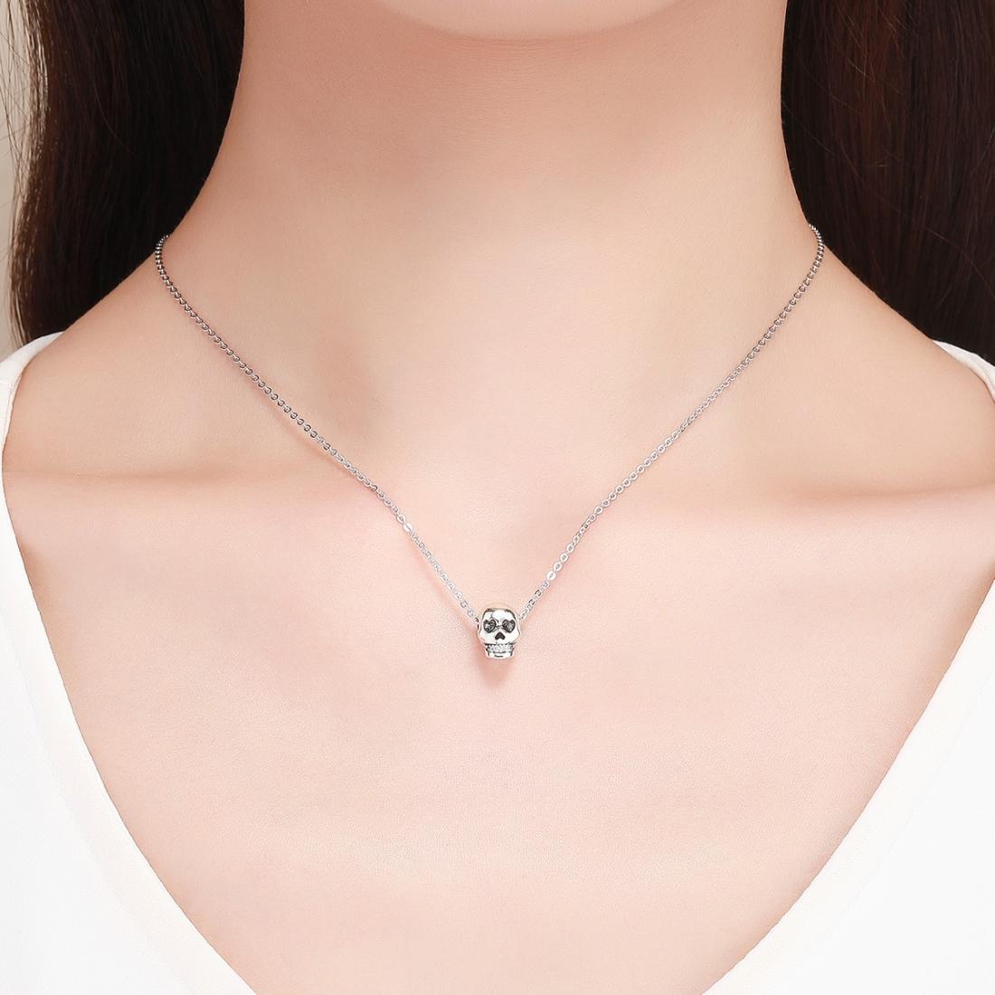 925 Sterling Silver Surprise Skull Bead For Diy Bracelet 8
