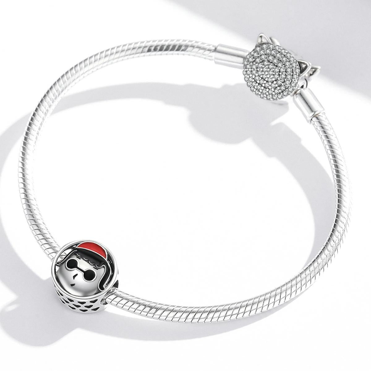 925 Sterling Silver Cartoon Avatar Beads For Diy Bracelets & Necklaces 7