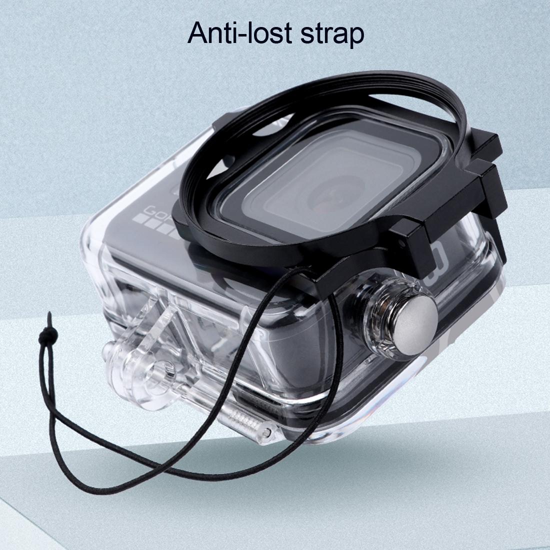 Waterproof Case with Lens Cap for Gopro Hero8 - 58mm Filter Adapter 5