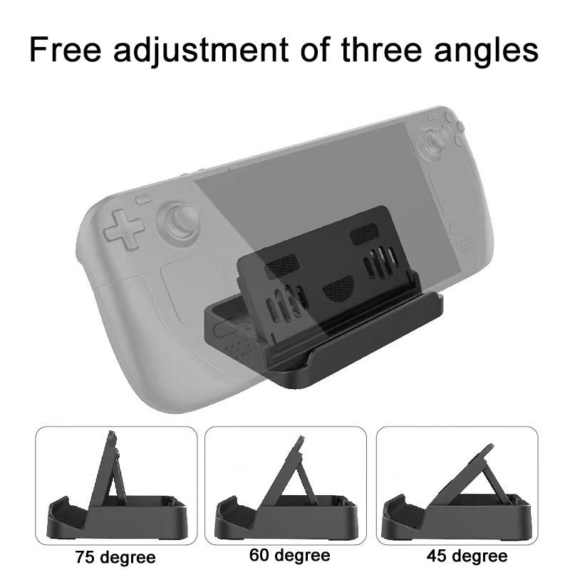 Adjustable Folding Stand + Trackpad Sticker Set for Steam Deck 7