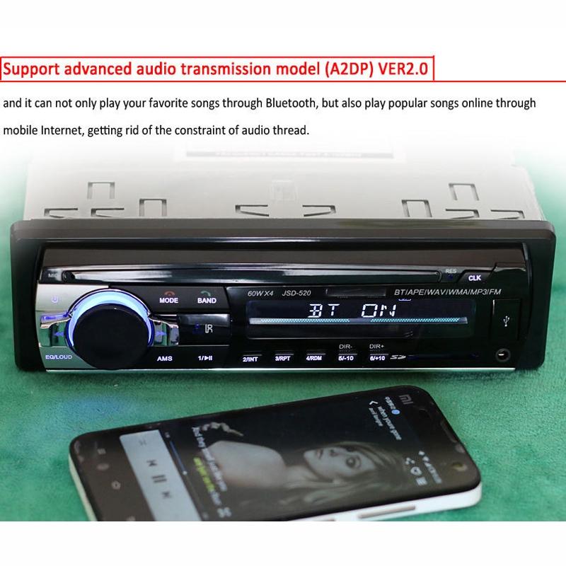 Car Stereo Radio Mp3 Player With Bluetooth Fm Usb Sd - Ordinary Version 7