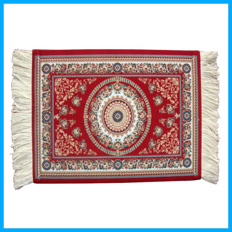 Retro Style Woven Mouse Pad Random Color 3