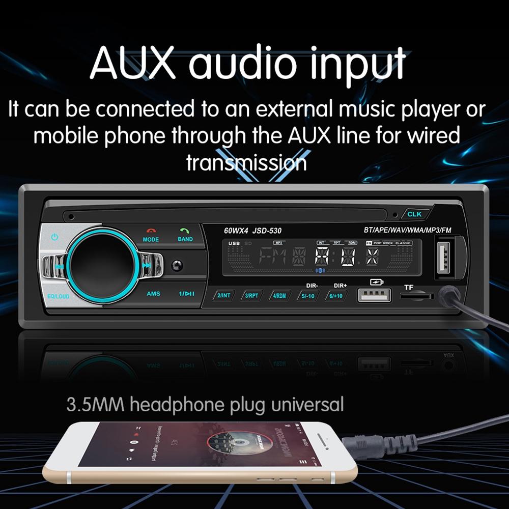 Bluetooth 5.0 Car Mp3 Player With Fm & Voice Assistant 4
