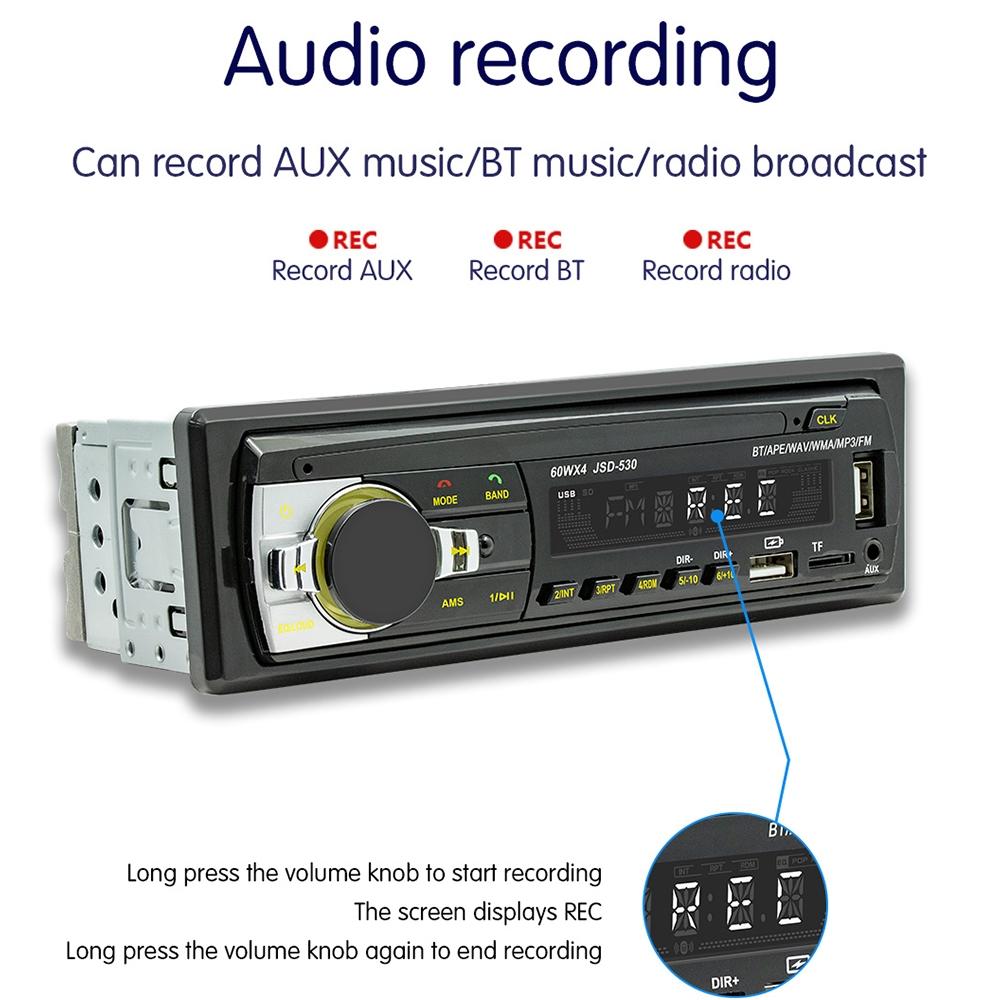 Bluetooth 5.0 Car Mp3 Player With Fm & Voice Assistant 9