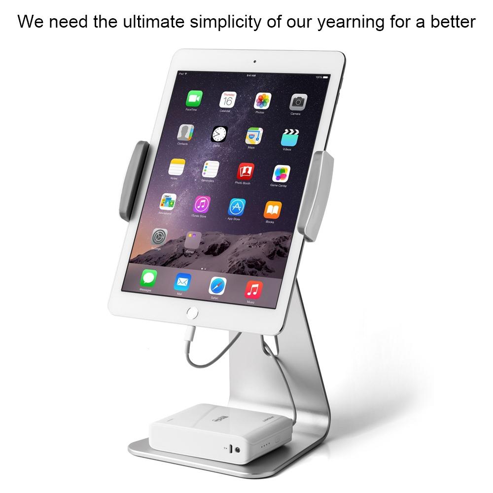 360 Degree Rotating Aluminum Tablet Stand - Universal 7-13 Inch 3