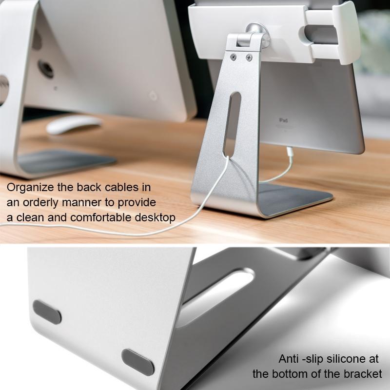 360 Degree Rotating Aluminum Tablet Stand - Universal 7-13 Inch 6