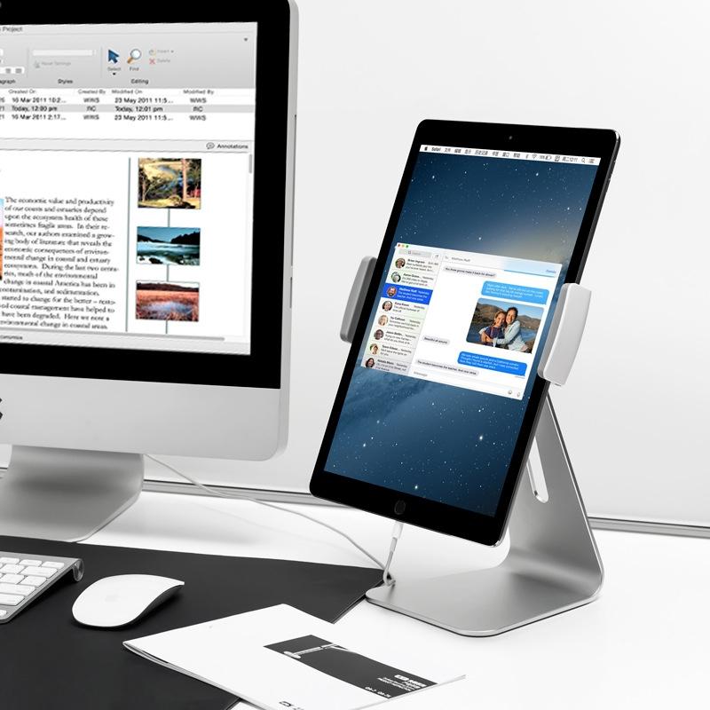 360 Degree Rotating Aluminum Tablet Stand - Universal 7-13 Inch 7