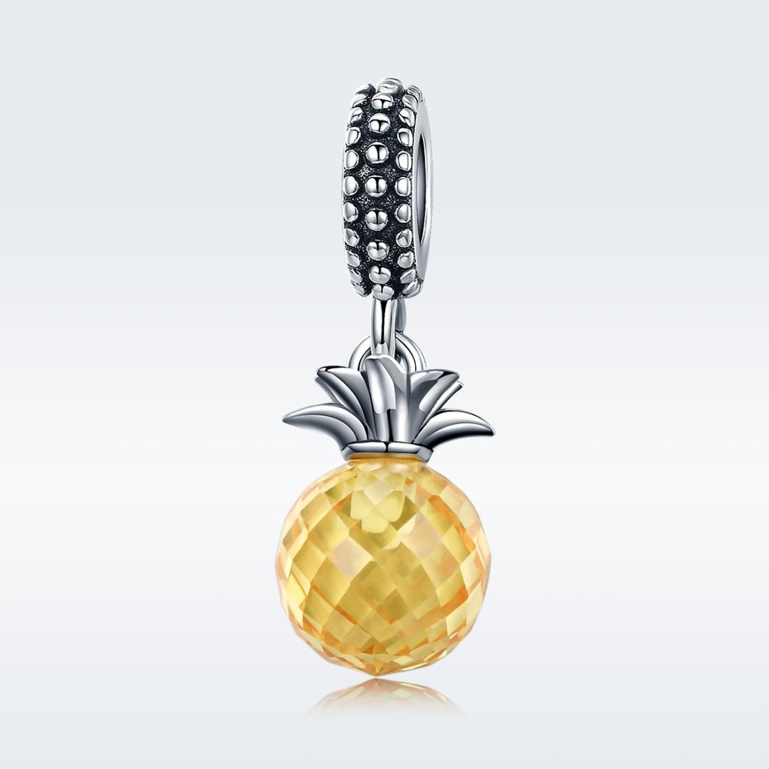 925 Sterling Silver Pineapple Charm For Diy Bracelets 3