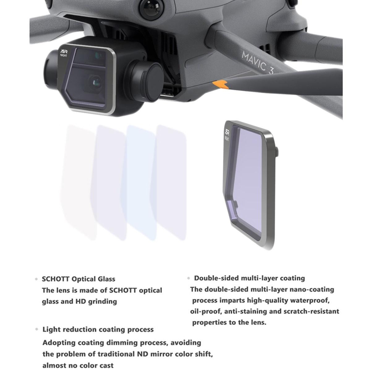 3-in-1 Lens Filter for Dji Mavic 3 Drone 4
