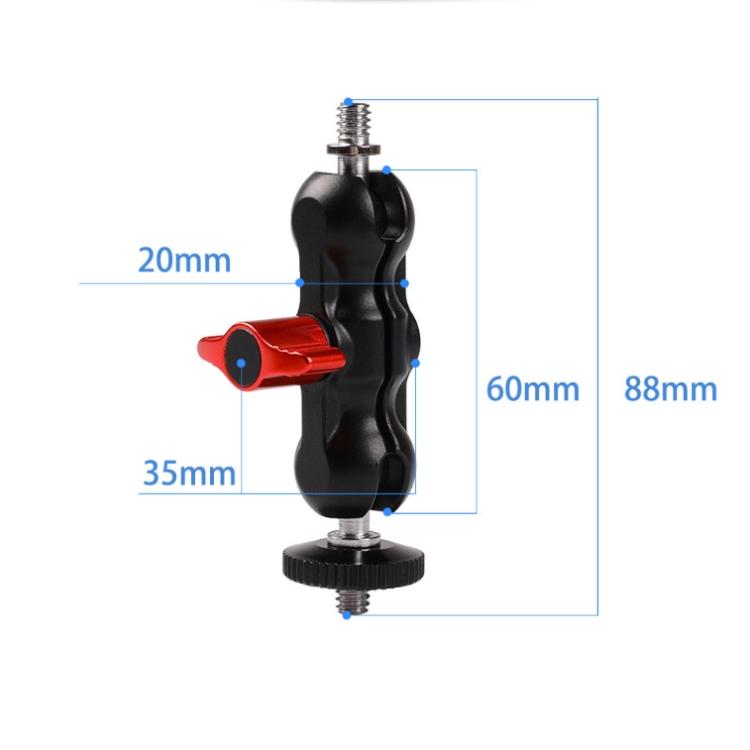 Double Ball Gimbal Arm For Slr Camera With Hot Shoe Mount 7