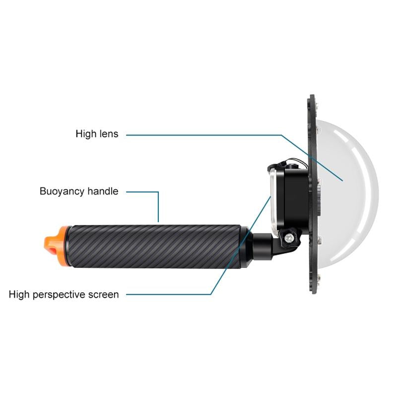 Underwater Dome Port for Dji Camera with Floating Grip 5