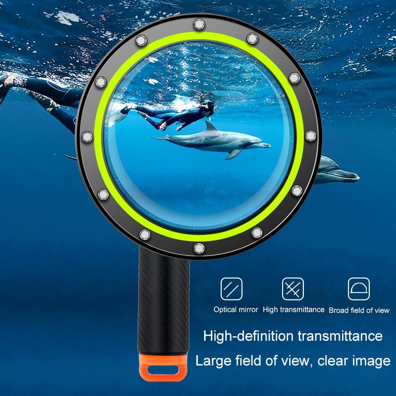Underwater Dome Port for Dji Camera with Floating Grip 12