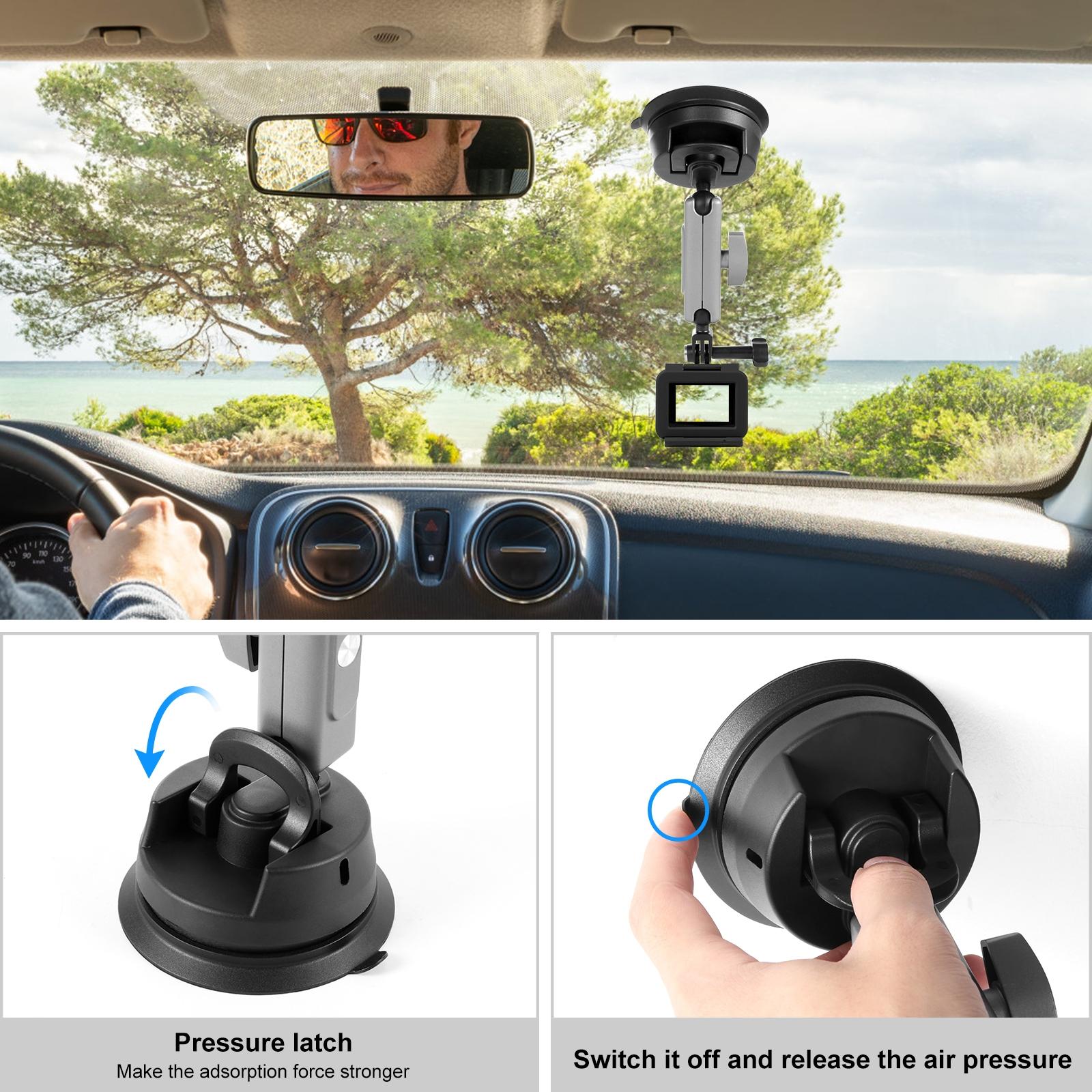 Suction Cup Arm Mount with Adapter and Screw 7