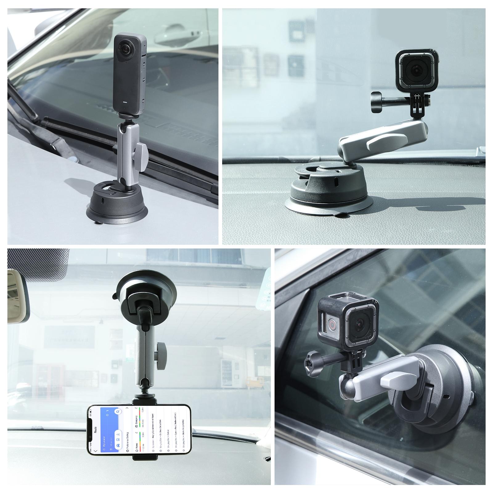 Suction Cup Arm Mount with Adapter and Screw 9