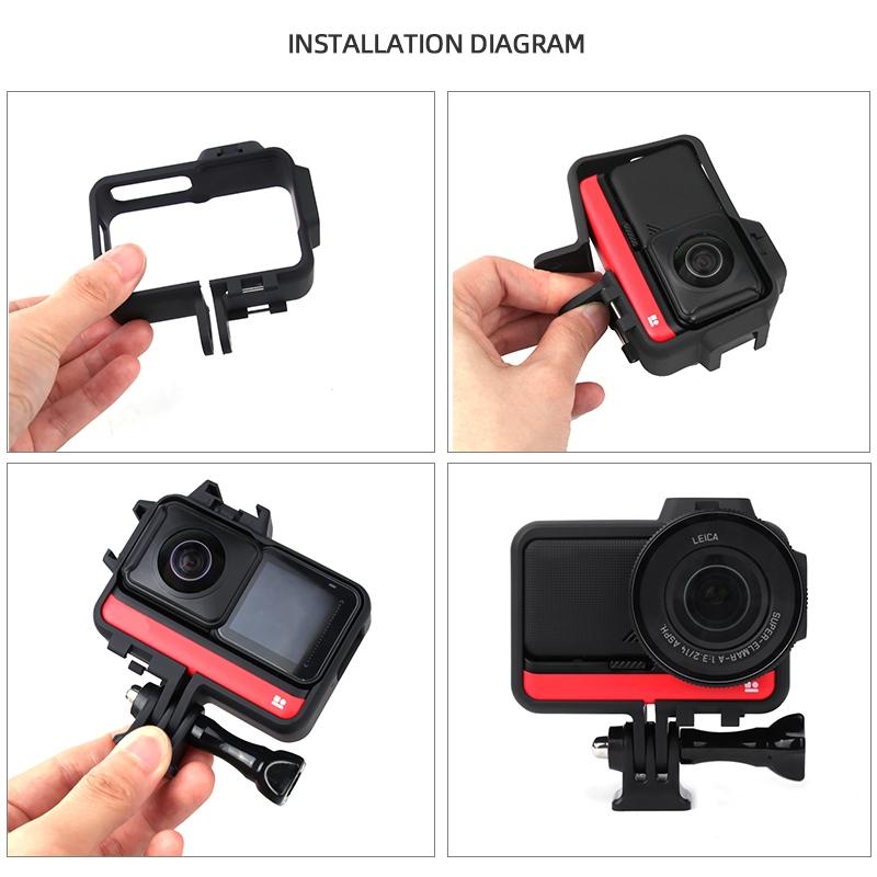 Insta360 one r 4k / Twin Plastic Frame Case 6