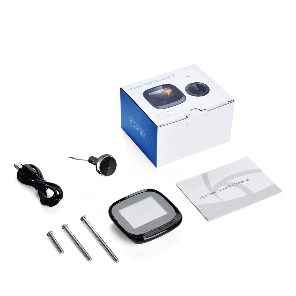 2.4 Screen Digital Peephole Viewer With 0.3Mp Camera And Door Bell 7