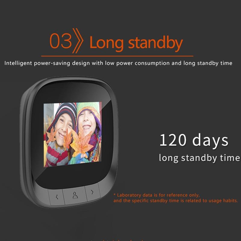 2.4 Screen Digital Peephole Viewer With 0.3Mp Camera And Door Bell 10
