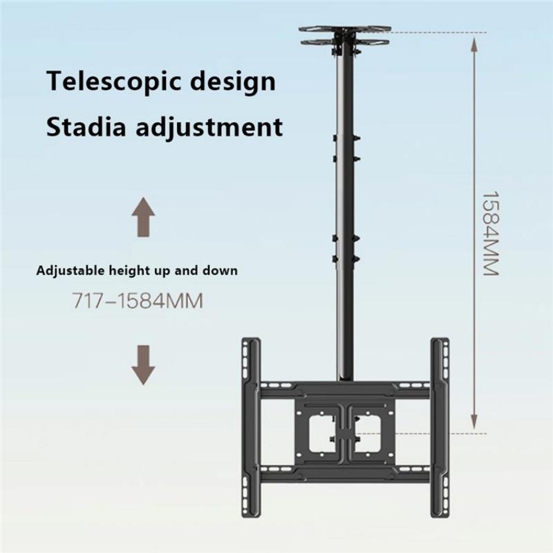Telescopic Tv Hanger for 32-65 Inch Lcd Ceiling Mount 7